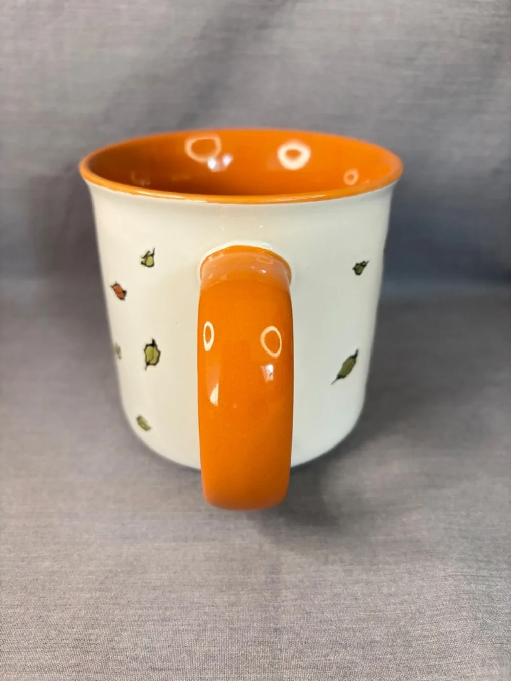 Peanuts Snoopy Mug Coffee Tea Fall Autumn Leaves Large 20 oz. 